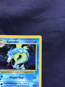 Pokemon Cards: Base Set Rare Holo: Gyarados 6/102 - Image 4