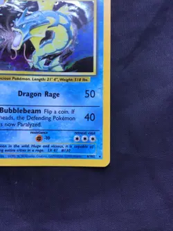 Pokemon Cards: Base Set Rare Holo: Gyarados 6/102 - Image 5