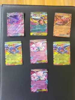 Pokemon Phantasmal Flames Mega Ex Lot 7 Cards - Image 1