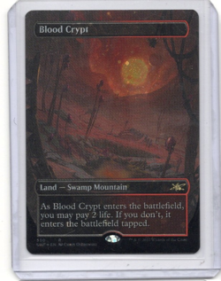 Blood Crypt (Foil) (Borderless) - Unfinity - LP - Magic the Gathering MTG - Image 1