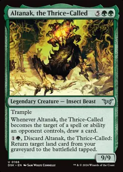 MTG Altanak, the Thrice-Called (166/469) Duskmourn House of Horror NM - Image 1