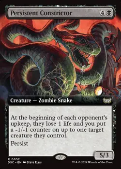 MTG Persistent Constrictor (52/402) Duskmourn House of Horror Commander NM - Image 1
