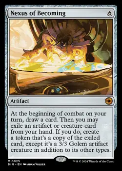 MTG Magic the Gathering Nexus of Becoming (25/102) The Big Score NM - Image 1