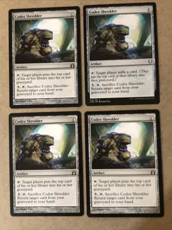 Codex Shredder X4 Return To Ravnica Ex Condition See Front/back Pics - Image 1