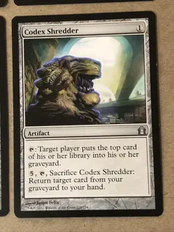 Codex Shredder X4 Return To Ravnica Ex Condition See Front/back Pics - Image 2