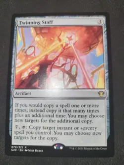 MTG Twinning Staff Commander 2020 Regular NM/EX - Image 1