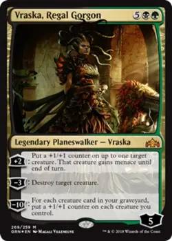 Vraska, Regal Gorgon - Foil - Planeswalker Deck Exclusive Light Play, English Ma - Image 1