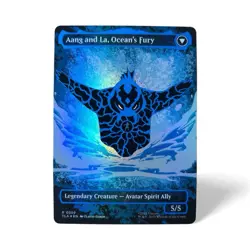 Aang, Swift Savior (Borderless) (Neon Ink Foil) Avatar: The Last Airbender Foil - Image 2