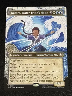 MTG Avatar: The Last Airbender Katara, Water Tribe's Hope Showcase 0351 NM Rare - Image 1