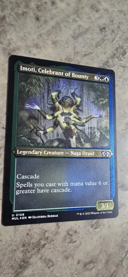 Imoti, Celebrant of Bounty (Foil Etched) March of the Machine: Multiverse MTG NM - Image 1