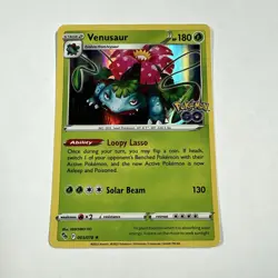 Venusaur Holo Holo Rare Pokemon GO 003/078 NM Pokemon NM - Image 1