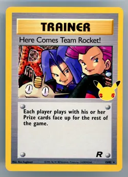 Pokemon TCG Here Comes Team Rocket! Celebrations: Classic Collection 15/82 Holo - Image 1