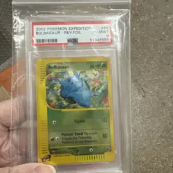 Pokemon expedition #94 reverse holo Bulbasaur pop 8 .PSA 10 GEM MINT - Image 1