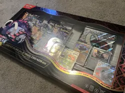 Pokemon Paldean Fates Great Tusk/Iron Threads Ex Premium Collection IN HAND - Image 1