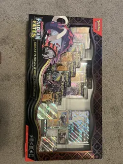 Pokemon Paldean Fates Great Tusk/Iron Threads Ex Premium Collection IN HAND - Image 2