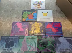 Pokemon Elite Trainer Box ETB Lot 10 Case Celebrations Prismatic Evolutions - Image 1