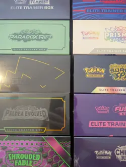 Pokemon Elite Trainer Box ETB Lot 10 Case Celebrations Prismatic Evolutions - Image 3