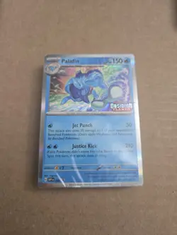 Pokemon SEALED Palafin SVP 036 Obsidian Flames Build-n-Battle Prerelease Pack - Image 1