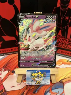 Carte Pokemon Nymphali V SWSH202 Promo Epee & Bouclier FR NEUF - Image 1