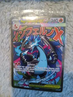 Pokemon Mega Charizard X ex 023 + Oricorio ex Phantasmal Flames UPC Promo Sealed - Image 1