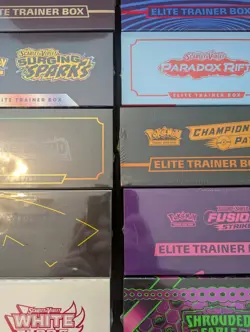 Pokemon Elite Trainer Box ETB Lot 10 Case Champions Path Celebrations Fusion Str - Image 3