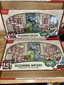 Pokemon TCG Scarlet and Violet 151 Blooming Waters Premium Collection Sealed - Image 1