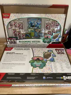 Pokemon TCG Scarlet and Violet 151 Blooming Waters Premium Collection Sealed - Image 2