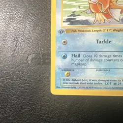 Magikarp 35/102 1st Edition Base Set WOTC Vintage Pokemon 1999 - Image 2