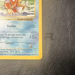 Magikarp 35/102 1st Edition Base Set WOTC Vintage Pokemon 1999 - Image 5