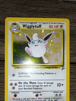 Pokemon Base Set 2 Wigglytuff 19/130 Holo Rare NM - Image 2