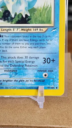 Light Golduck - 47/105 - Neo Destiny Pokemon TCG 2000 Uncommon - Image 4