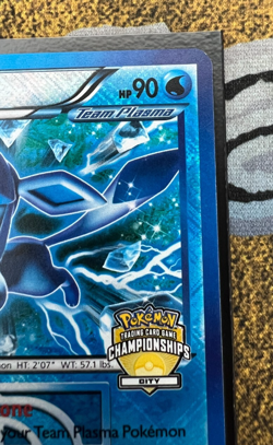 Pokemon Glaceon 23/116 City Championships STAFF Promo Holofoil Heavy Play - Image 3