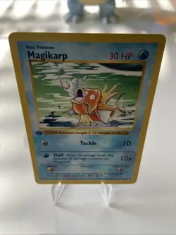 Pokemon Magikarp 35/102 Base Set 1st Edition Shadowless Vintage - Image 4