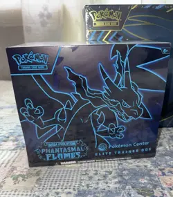 Phantasmal Flames Booster Box UPC Pokemon Center Elite Trainer Box. New Sealed - Image 2