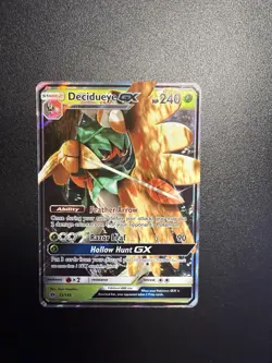 Pokemon TCG Decidueye GX Full Art Holo 12/149 Sun Moon Base Set Near Mint - Image 1