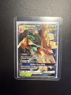 Pokemon TCG Decidueye GX Full Art Holo 12/149 Sun Moon Base Set Near Mint - Image 3