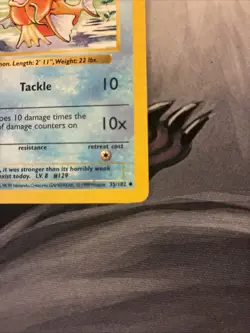Magikarp 35/102 1st Edition Base Set WOTC Vintage Pokemon - Image 3
