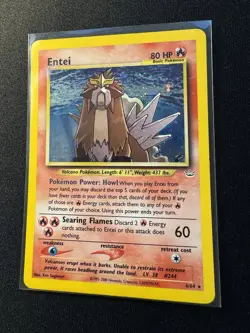 Entei 6/64 Neo Revelation Holo Rare - Lightly Played LP - 2001 Pokemon WotC - Image 3