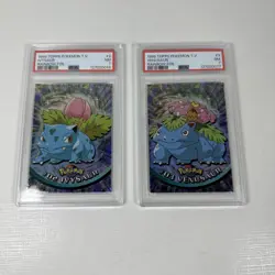 6 Topps Pokemon TV Animation Series Foil #03 Venusaur And #2 Ivysaur #5#6#8#9 - Image 1