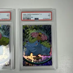 6 Topps Pokemon TV Animation Series Foil #03 Venusaur And #2 Ivysaur #5#6#8#9 - Image 2
