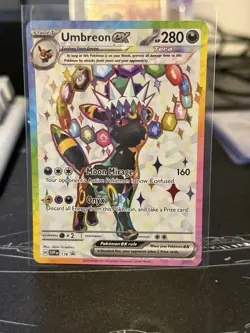 Espeon Ex 175 & Umbreon Ex 176 Pokemon Prismatic Figure Collection Promos NM+/M - Image 1
