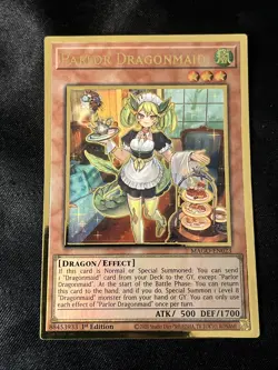 (YCL) Yugioh Parlor Dragonmaid MAGO-EN023 Gold Rare 1st Ed VLP - Image 1