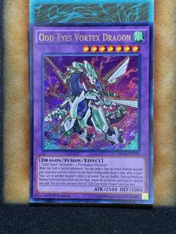 Yugioh Odd-Eyes Vortex Dragon MP16-EN139 Secret Rare 1st Ed NM - Image 1
