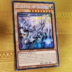 Blue-Eyes Jet Dragon MP23-EN004 Prismatic Secret Rare 1st Ed NM Yu-Gi-Oh - Image 1