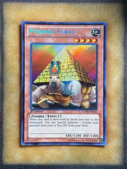 Yugioh Pyramid Turtle LCYW-EN245 Secret Rare 1st Ed LP - Image 1