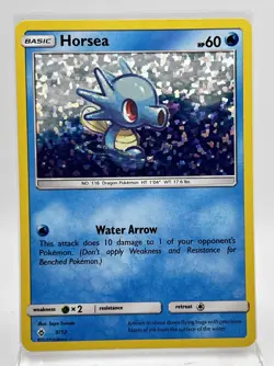 Horsea Holo 3/12 Pokemon Card 2018 McDonalds Promo LP - Image 1