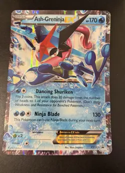 Ash-Greninja EX XY133 Black Star Promo Jumbo Pokemon Card - Image 1