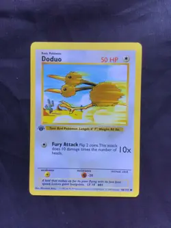 Pokemon Cards: Base Set 1st Edition Common: Doduo 48/102 - Image 1