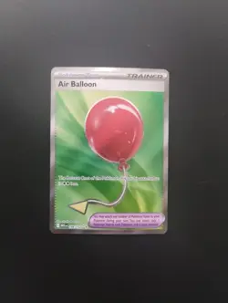 Air Balloon 166/132 NM Mega Evolution Secret Rare Full Art Trainer Pokemon Card - Image 1