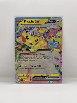 Pikachu ex 057/191 SV08: Surging Sparks Double Rare Pokemon Card NM - Image 1